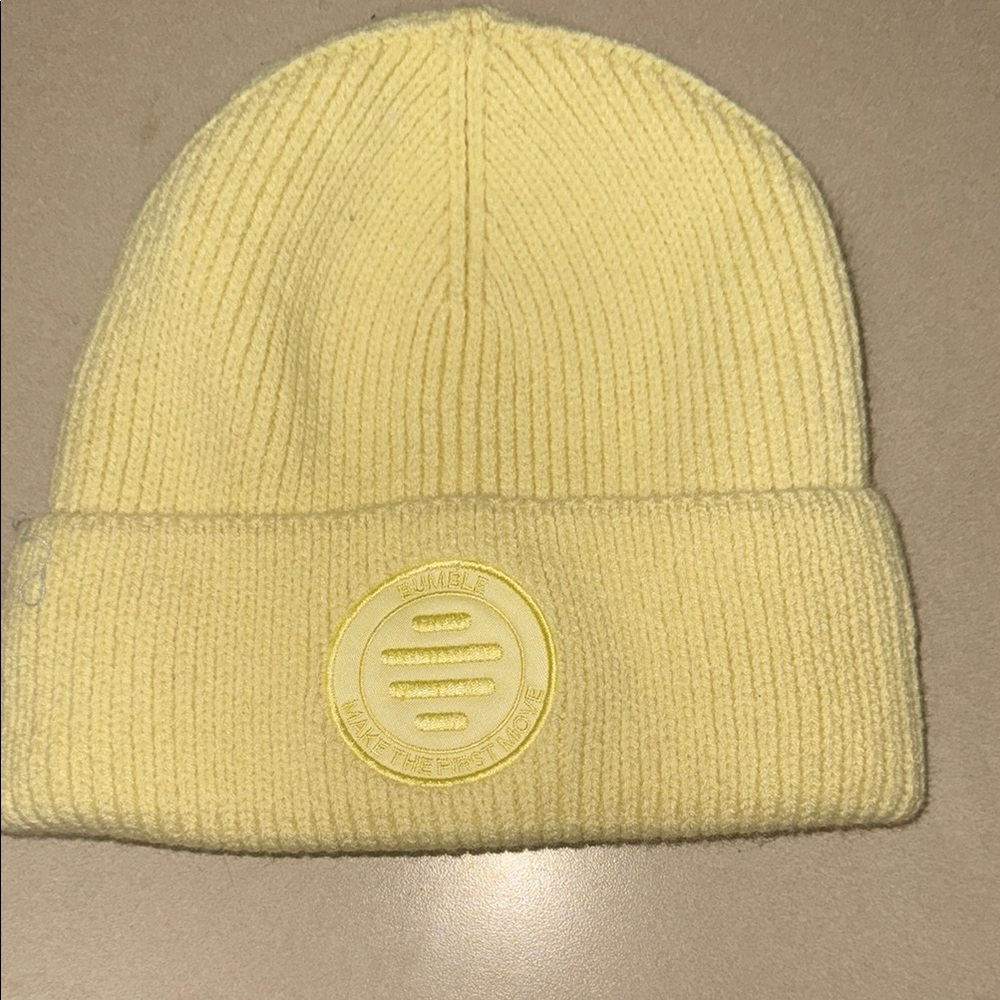 Bumble Yellow Beanie